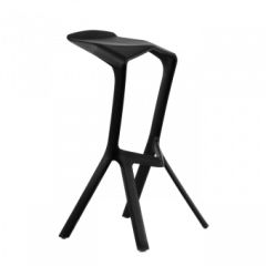 Барный стул Barneo N-227 Miura черный в Тобольске - tobolsk.mebel24.online | фото