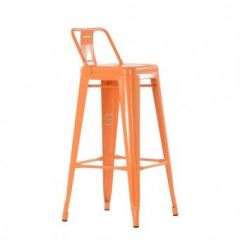 Барный стул Barneo N-242 Tolix Style 2003 Оранжевый в Тобольске - tobolsk.mebel24.online | фото