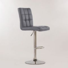 Барный стул Barneo N-48 Kruger серый в Тобольске - tobolsk.mebel24.online | фото 3
