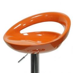 Барный стул Barneo N-6 Disco оранжевый глянец в Тобольске - tobolsk.mebel24.online | фото 2