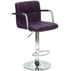 Барный стул Barneo N-69 Kruger Arm Фиолетовый в Тобольске - tobolsk.mebel24.online | фото