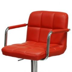 Барный стул Barneo N-69 Kruger Arm Красный в Тобольске - tobolsk.mebel24.online | фото 2