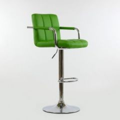 Барный стул Barneo N-69 Kruger Arm Зеленый в Тобольске - tobolsk.mebel24.online | фото 2