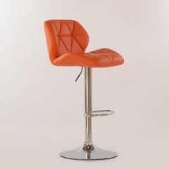 Барный стул Barneo N-85 Diamond оранжевый в Тобольске - tobolsk.mebel24.online | фото 2