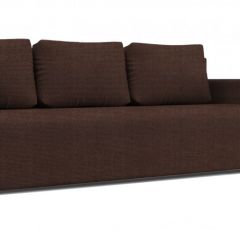 Диван Алиса 4 Shaggy CHOCOLATE - Teos Dark Brown в Тобольске - tobolsk.mebel24.online | фото