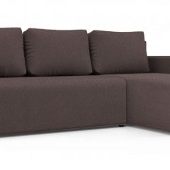 Диван угловой Алиса 3 Bahama PLUM - Teos Dark Brown в Тобольске - tobolsk.mebel24.online | фото