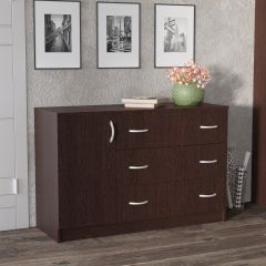 Комод Лофт (3 ящика/1 дверца) Венге в Тобольске - tobolsk.mebel24.online | фото