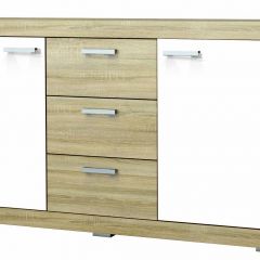 СОНАТА КС-1500 Комод (Дуб сонома/Белый глянец) в Тобольске - tobolsk.mebel24.online | фото