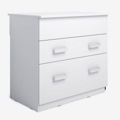 Комод-трансформер, с 2мя ящ. (Белый) в Тобольске - tobolsk.mebel24.online | фото