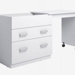 Комод-трансформер, с 2мя ящ. (Белый) в Тобольске - tobolsk.mebel24.online | фото 2