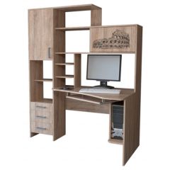 Компьютерный стол КЛ №6.0 правый (Дуб баррик) в Тобольске - tobolsk.mebel24.online | фото