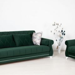 Комплект Роуз ТД 411 диван-кровать + кресло + комплект подушек в Тобольске - tobolsk.mebel24.online | фото