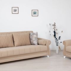 Комплект Роуз ТД 412 диван-кровать + кресло + комплект подушек в Тобольске - tobolsk.mebel24.online | фото 1