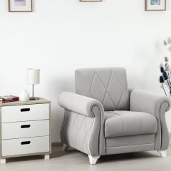 Комплект Роуз ТД 414 диван-кровать + кресло + комплект подушек в Тобольске - tobolsk.mebel24.online | фото 2