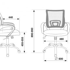 Кресло Бюрократ CH-695N/SL/BLACK черный TW-01 черный TW-11 в Тобольске - tobolsk.mebel24.online | фото 4