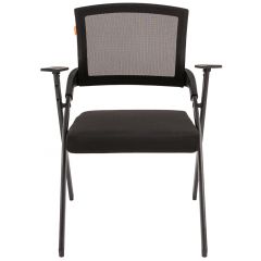 Кресло для посетителей CHAIRMAN NEXX (ткань стандарт черный/сетка DW-01) в Тобольске - tobolsk.mebel24.online | фото 2