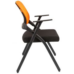 Кресло для посетителей CHAIRMAN NEXX (ткань стандарт черный/сетка DW-66) в Тобольске - tobolsk.mebel24.online | фото 3