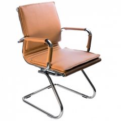 Кресло для посетителя Бюрократ CH-993-Low-V/Camel светло-коричневый в Тобольске - tobolsk.mebel24.online | фото