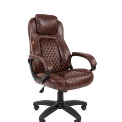 Кресло для руководителя  CHAIRMAN 432 (Экокожа коричневая) в Тобольске - tobolsk.mebel24.online | фото