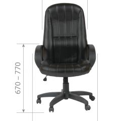 Кресло для руководителя  CHAIRMAN 685 (экокожа черный) в Тобольске - tobolsk.mebel24.online | фото 5