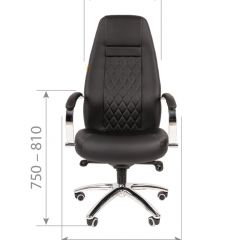 Кресло для руководителя CHAIRMAN 950 (Экокожа) Черное в Тобольске - tobolsk.mebel24.online | фото 4