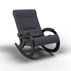 Кресло-качалка Вилла 11-Т-ГР (тканьвенге) ГРАФИТ в Тобольске - tobolsk.mebel24.online | фото 1