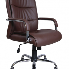Кресло офисное BRABIX "Space EX-508" (экокожа, хром, коричневое) 531164 в Тобольске - tobolsk.mebel24.online | фото