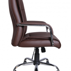 Кресло офисное BRABIX "Space EX-508" (экокожа, хром, коричневое) 531164 в Тобольске - tobolsk.mebel24.online | фото 2
