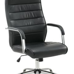 Кресло офисное BRABIX "Stark EX-547" (экокожа, хром, черное) 531948 в Тобольске - tobolsk.mebel24.online | фото