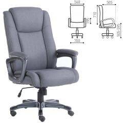 Кресло офисное BRABIX "Solid HD-005" (ткань/серое) 531823 в Тобольске - tobolsk.mebel24.online | фото 1