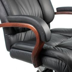 Кресло руководителя Бюрократ T-9925WALNUT/BLACK в Тобольске - tobolsk.mebel24.online | фото 4