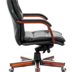 Кресло руководителя Бюрократ T-9927WALNUT-LOW/BL в Тобольске - tobolsk.mebel24.online | фото 2