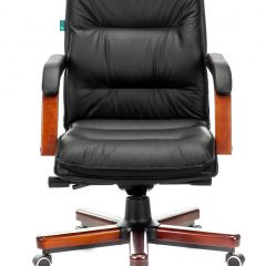 Кресло руководителя Бюрократ T-9927WALNUT-LOW/BL в Тобольске - tobolsk.mebel24.online | фото 3