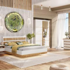 Кровать 1600 НКМ Дубай секция 8 с основанием в Тобольске - tobolsk.mebel24.online | фото 2