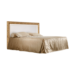 Кровать 2-х спальная (1,4 м) Тиффани штрих-лак/золото с подъемным механизмом (ТФКР140-2[7]) в Тобольске - tobolsk.mebel24.online | фото