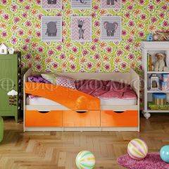 Кровать Бабочки (Оранжевый металлик) 1800 в Тобольске - tobolsk.mebel24.online | фото 1