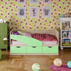 Кровать Бабочки (Салатовый матовый) 1600 в Тобольске - tobolsk.mebel24.online | фото