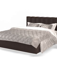 Кровать Элен 1600 + основание с ПМ (Лесмо brown) коричневый в Тобольске - tobolsk.mebel24.online | фото