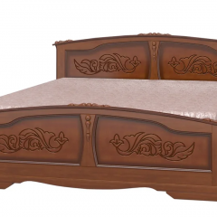 ЕЛЕНА Кровать из массива 1800 (Орех) в Тобольске - tobolsk.mebel24.online | фото 1