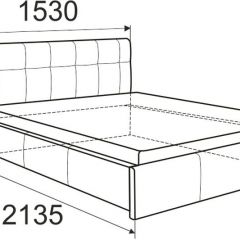 Кровать Лаура с латами Nice White 1400x2000 в Тобольске - tobolsk.mebel24.online | фото 2