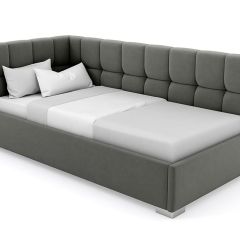Кровать угловая Мия интерьерная +основание (90х200) в Тобольске - tobolsk.mebel24.online | фото 4