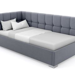 Кровать угловая Мия интерьерная +основание (90х200) в Тобольске - tobolsk.mebel24.online | фото 8