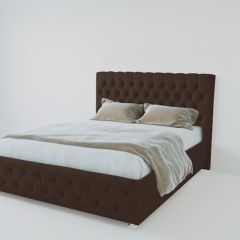 Кровать Версаль с ПМ 900 (экокожа коричневая) в Тобольске - tobolsk.mebel24.online | фото