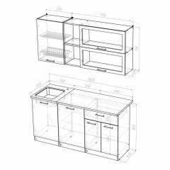 Кухонный гарнитур Лира стандарт 1600 в Тобольске - tobolsk.mebel24.online | фото 4