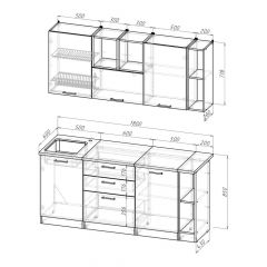 Кухонный гарнитур Надежда макси 4 1800 мм в Тобольске - tobolsk.mebel24.online | фото 2