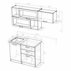 Кухонный гарнитур Полина экстра 1700 в Тобольске - tobolsk.mebel24.online | фото 4