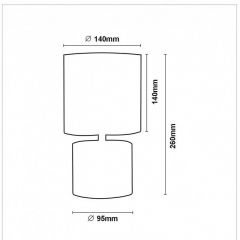 Настольная лампа декоративная Lucide Greasby 47502/81/38 в Тобольске - tobolsk.mebel24.online | фото 4