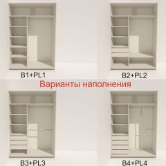 Шкаф-купе 1600 серии SOFT D8+D2+B2+PL4 (2 ящика+F обр.штанга) профиль «Графит» в Тобольске - tobolsk.mebel24.online | фото 6