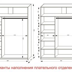 Шкаф-купе 1800 серии SOFT D1+D3+B2+PL1 (2 ящика+1штанга) профиль «Графит» в Тобольске - tobolsk.mebel24.online | фото 6