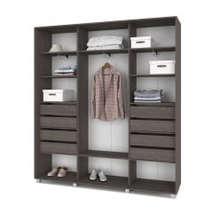 МАРТИН Шкаф-купе Анкор темный (2200*450) М421 в Тобольске - tobolsk.mebel24.online | фото 4